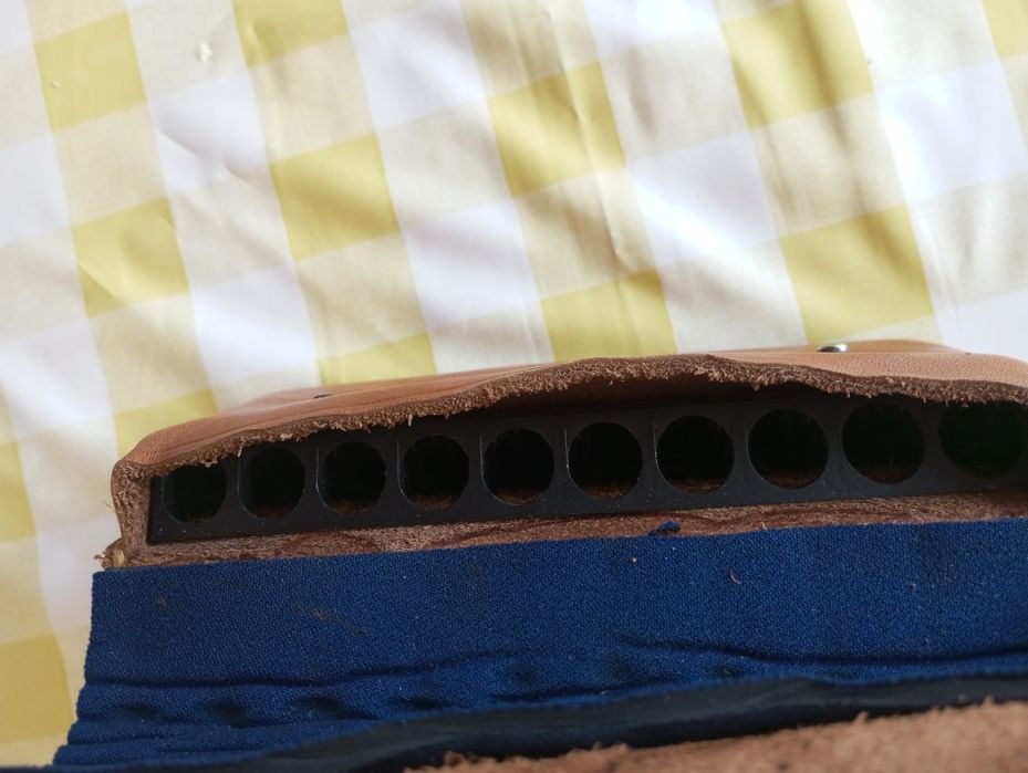 Bolsas em pele para balas de carabina