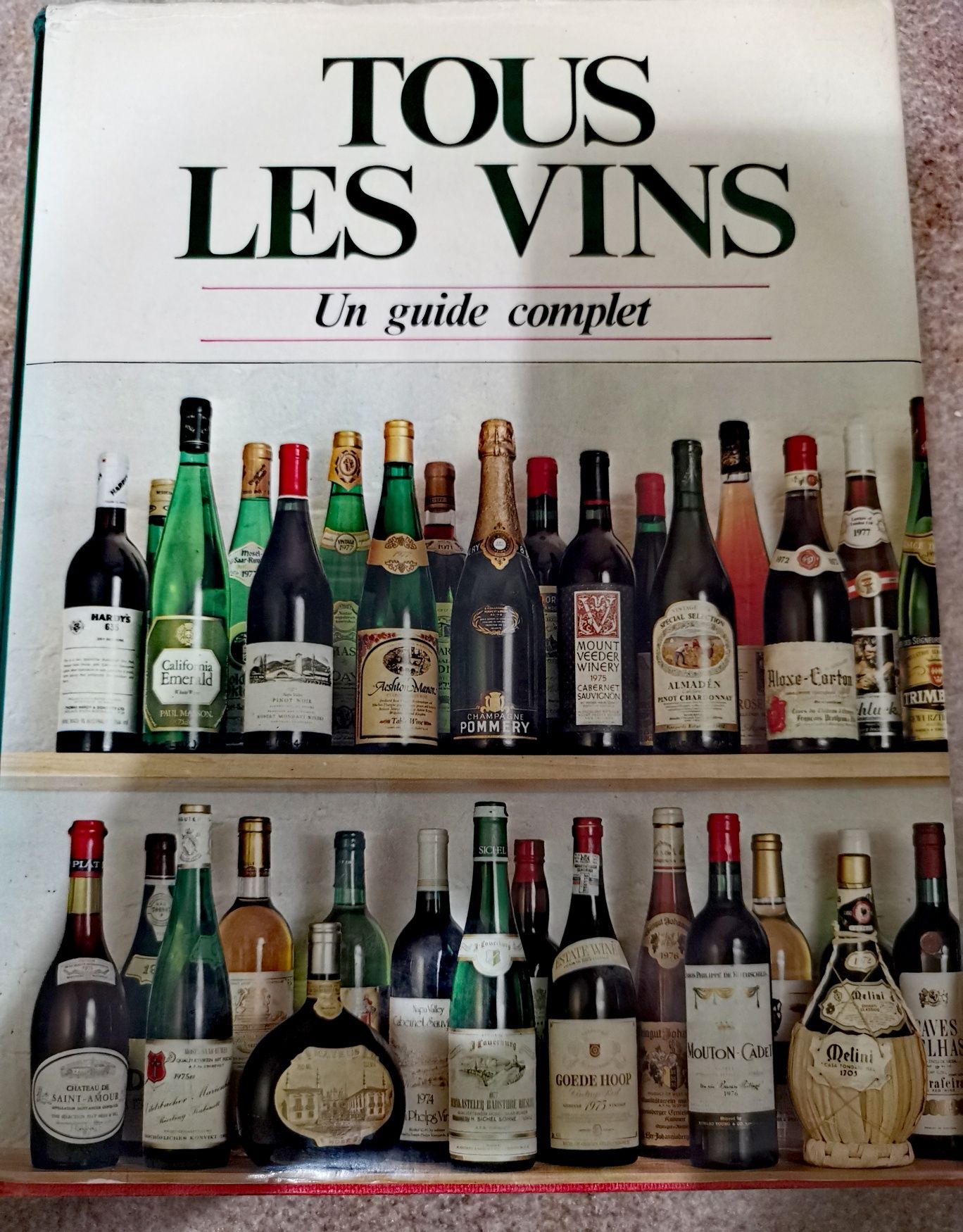 Tous Les Vins, David Peperconn, livro colecionador