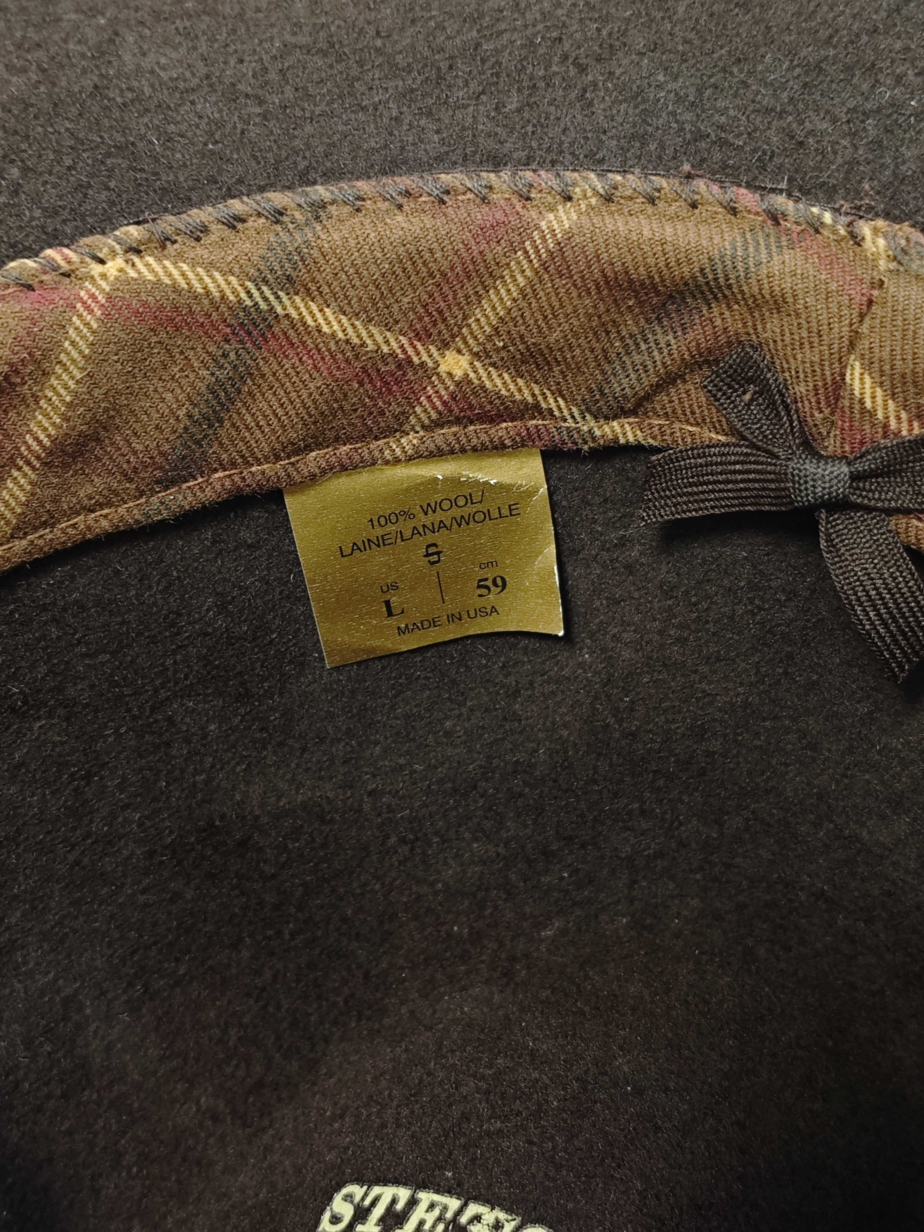 Stetson р L 59 коричневий чоловічий капелюх ковбойський фетровий шляпа