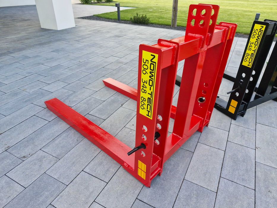 paleciak na tył ciągnika, widły do palet, 4 uchwyty mocujące, nowość