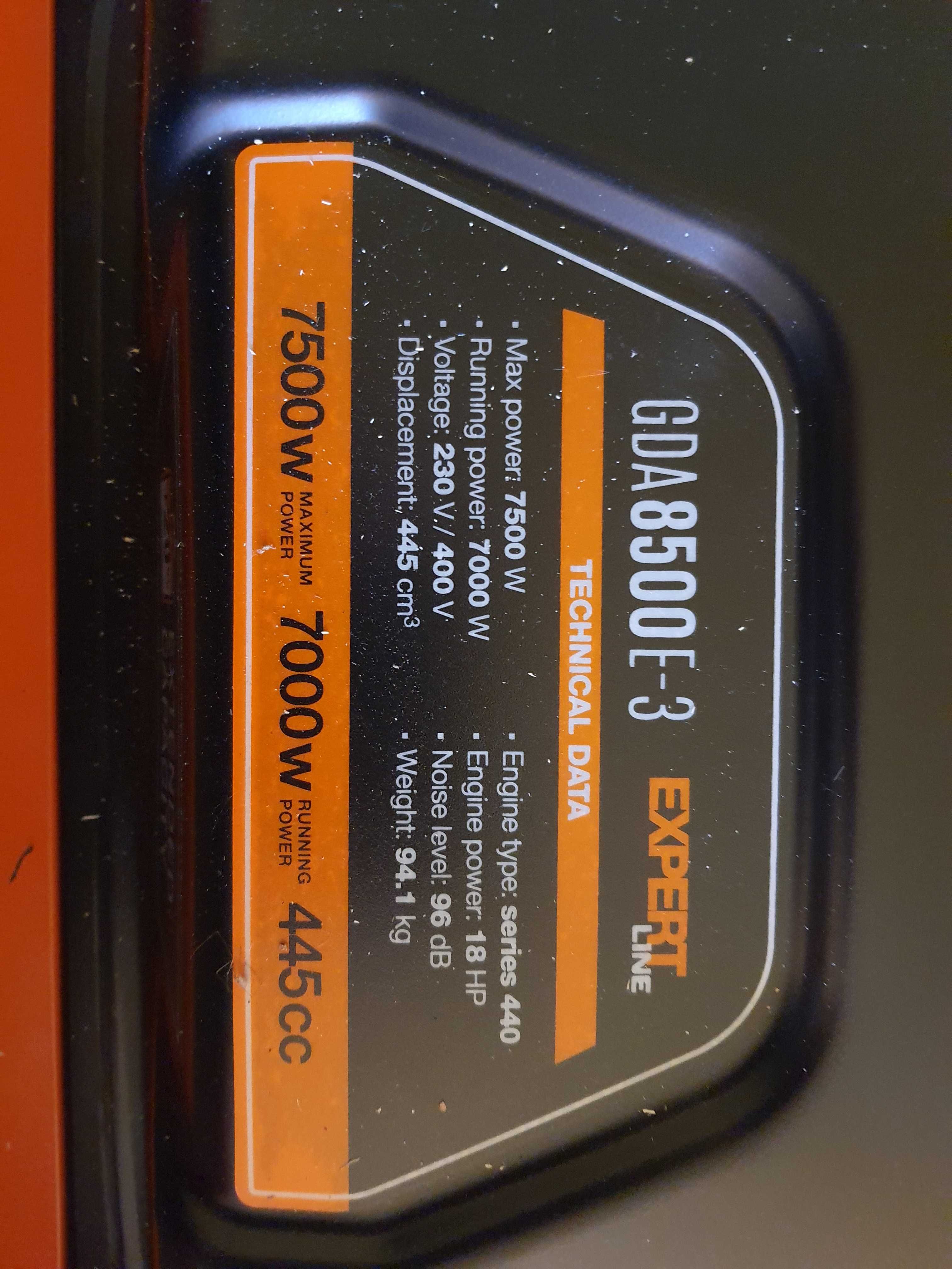 Generator, agregat prądotwórczy DAEWOO GDA 8500E-3 - nieużywany