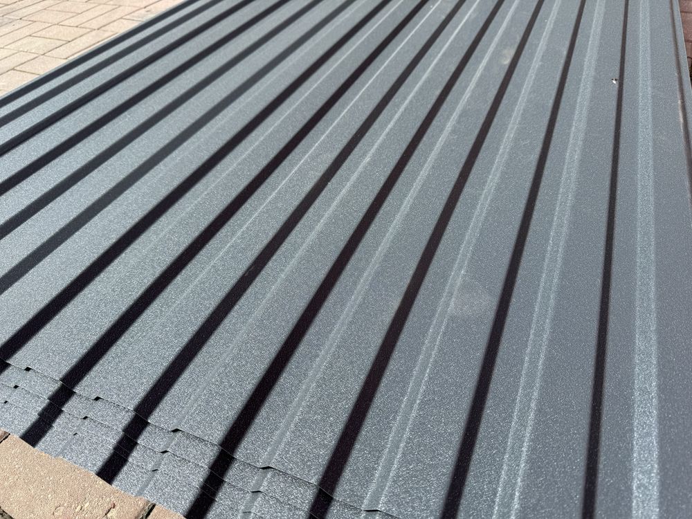 Blacha trapezowa T-7 kolor RAL 7016 Grafit Mat