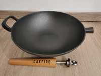 WOK Oakfire Cast Iron 31cm