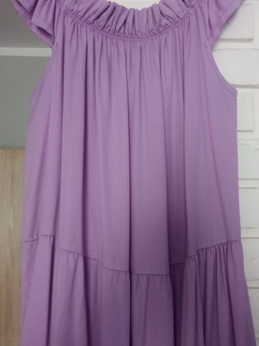Piękna liliowa sukienka roz uni butik