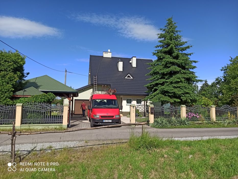 Malowanie dachów i elewacji