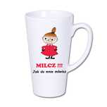 Kubek z nadrukiem Mała Mi,  Śmieszne, BI-LATTE2-MI-045
