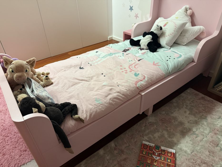 Cama extensivel IKEA Busunge 80 x 200 menina criança