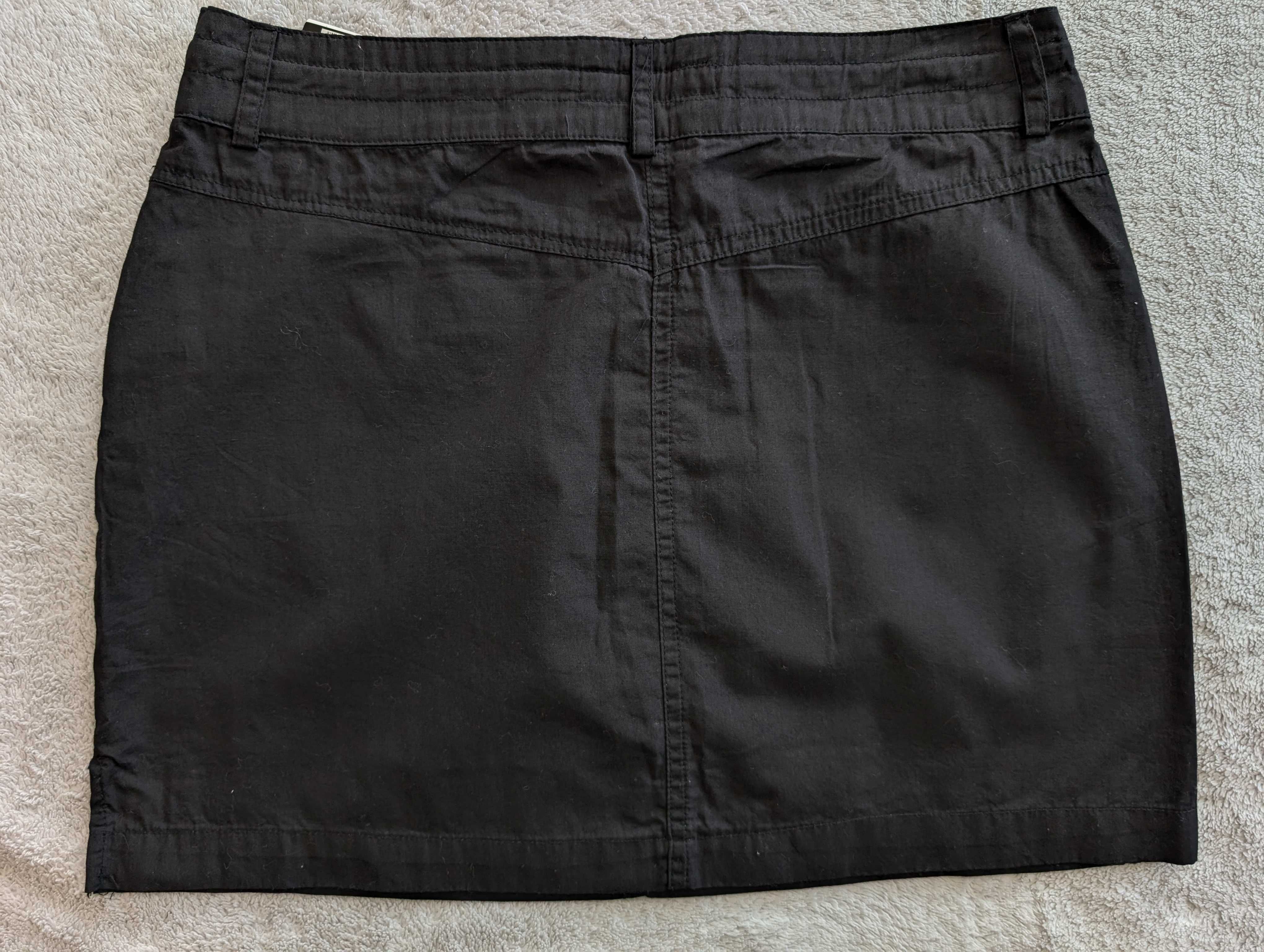 Nowa bawełniana czarna spódnica Dorothy Perkins 40