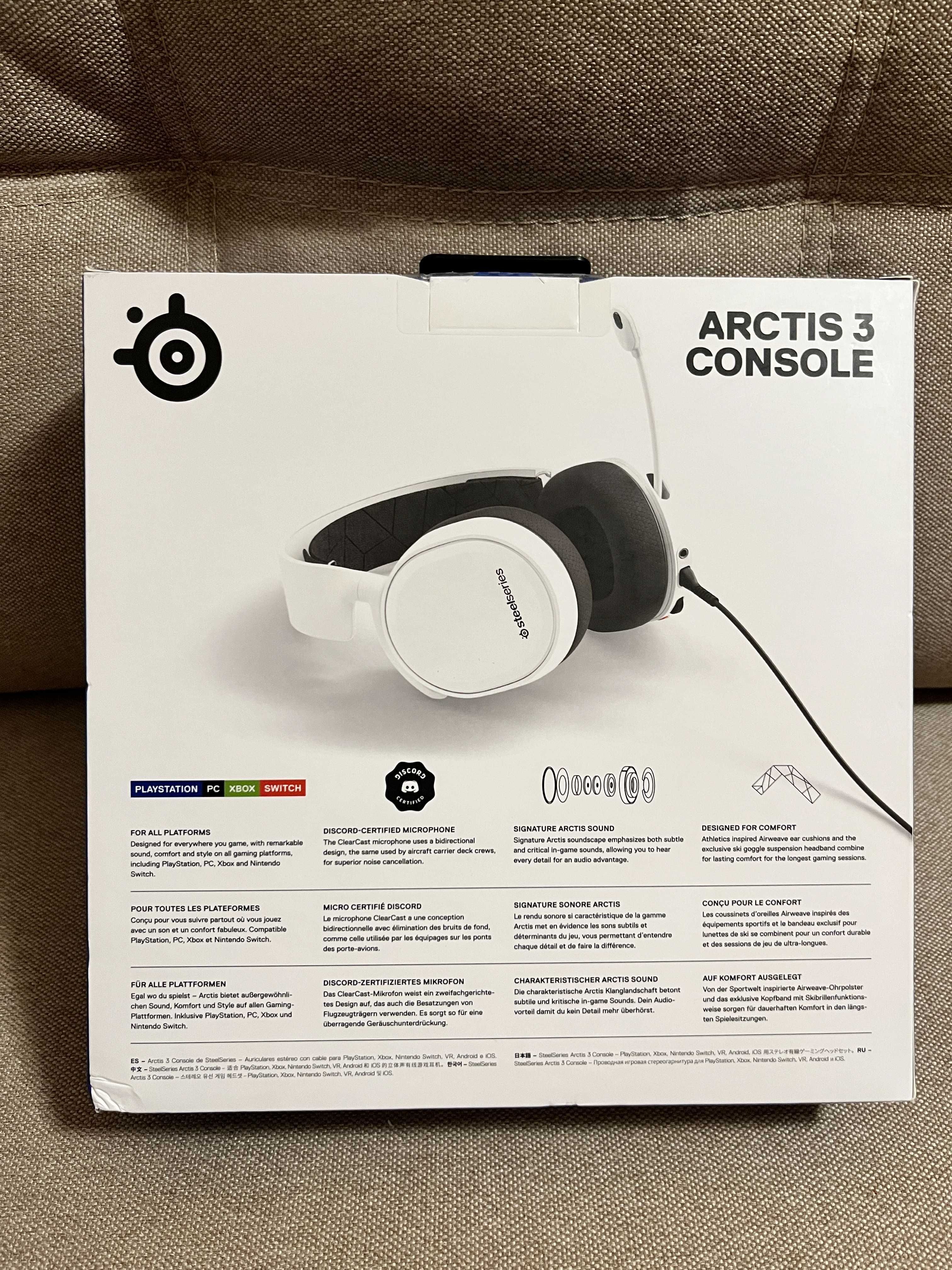 SteelSeries Arctis 3 Console - Wired Headset, PlayStation, Xbox