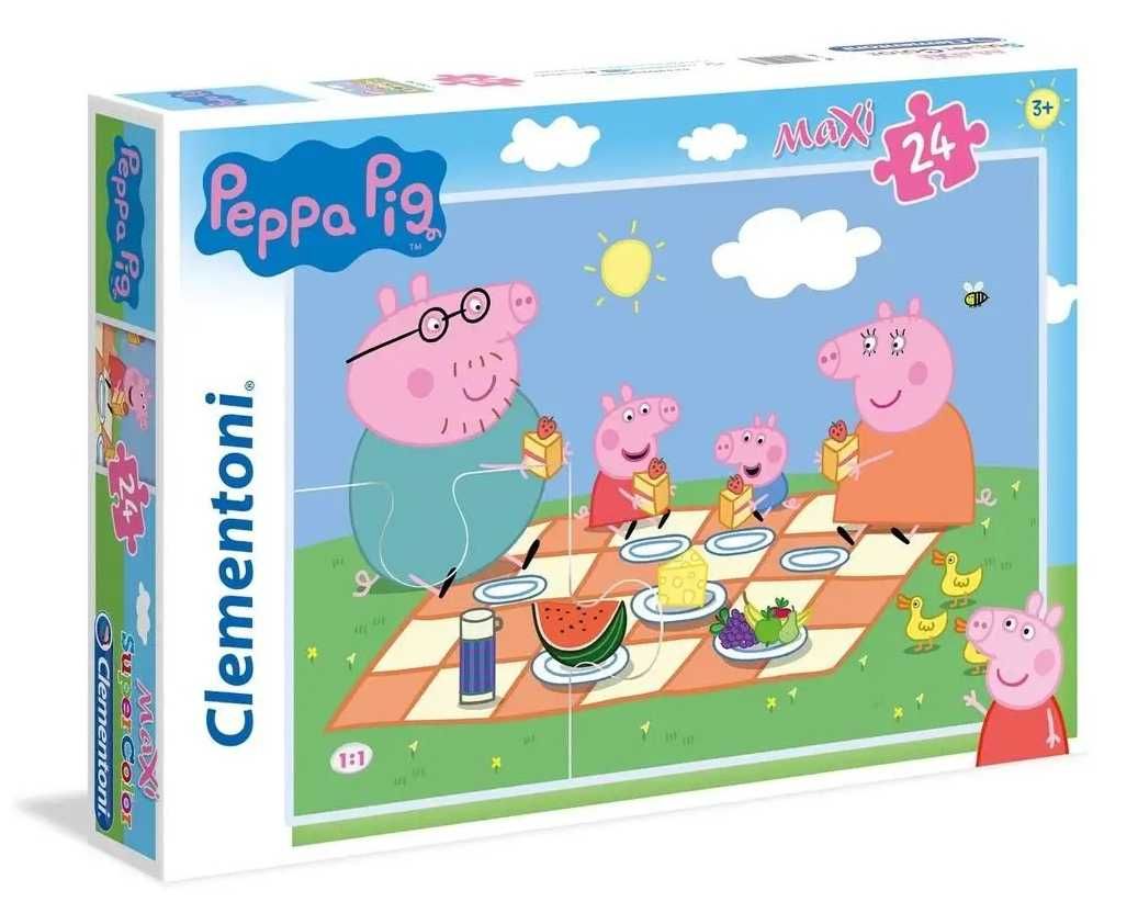 Clementoni  puzzle Peppa Pig Śiwnka 24 MAXI elementy