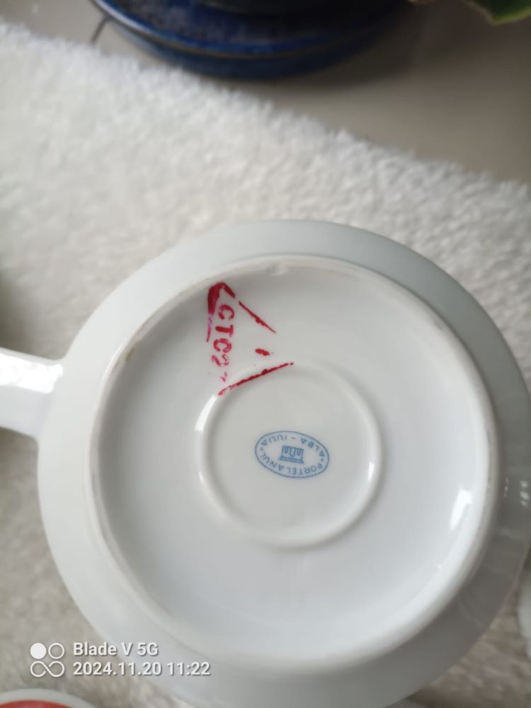 Serwis Portelanul Alba Julia Rumunski porcelanowy seris