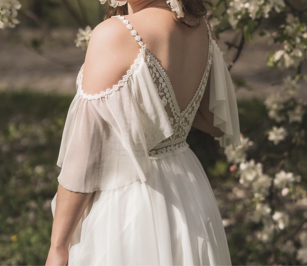 Suknia ślubna boho XS/S