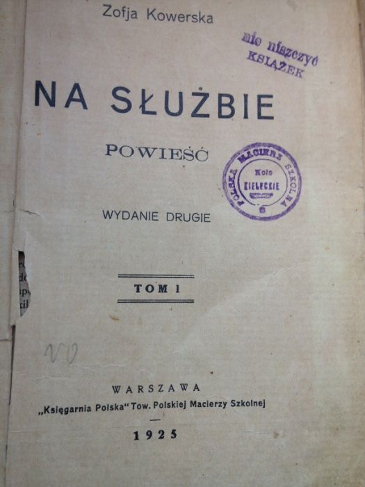Na służbie - Zofja Kowerska