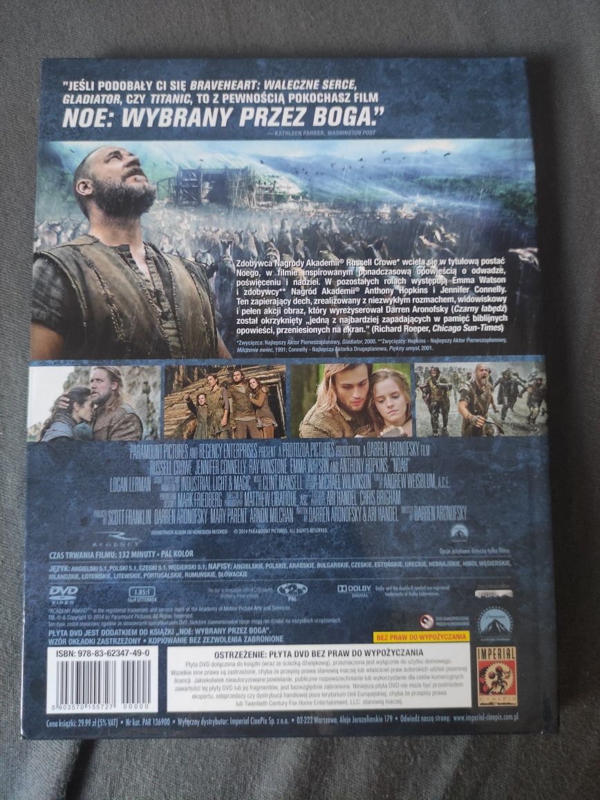 Film"Noe wybrany przez Boga" film DVD + książka