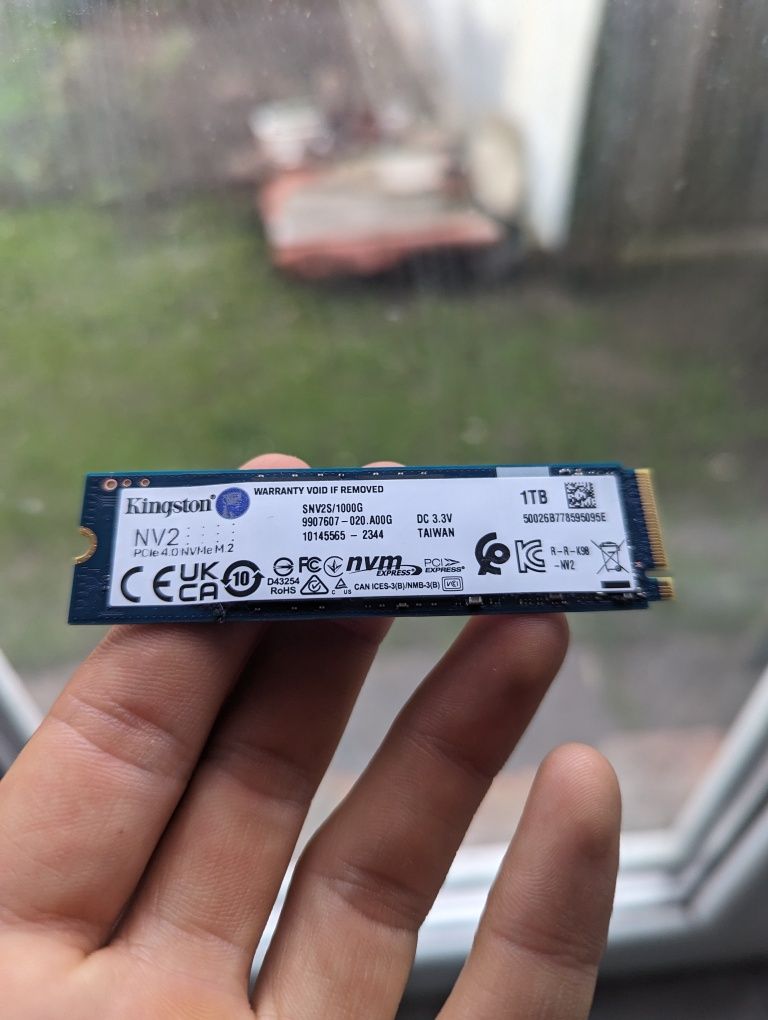 НОВИЙ SSD Kingston NV2 1 TB |  m.2 PCIE GEN 4.0 X4 3D NAND 1000 GB