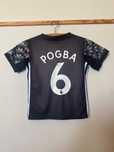 MANCHESTER UNITED nr 6 POGBA 2017 - 2018 - adidas - dziecięcy - UNIKAT