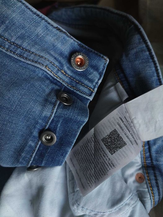 Джинсы Jack&jones Mike jeans Дания w38 stretch blue.