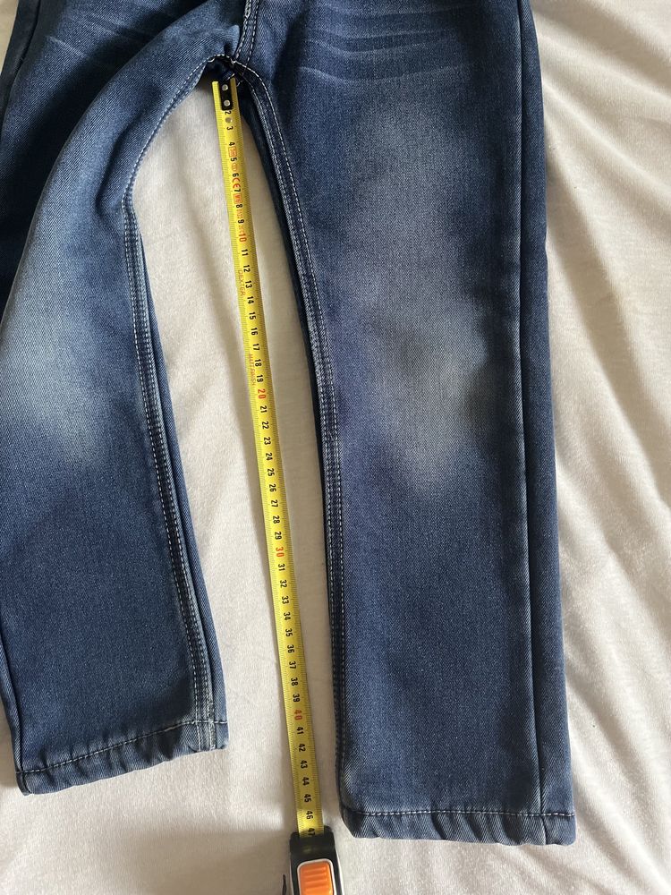 Katana kurtka jeansowa dla chłopca dziecka spodnie jeansowe 122
