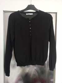 Czarny cienki sweterek Zara XS