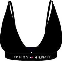 Biustonosz Tommy Hilfiger Cotton Triangle Bralette czarny XL jakość!