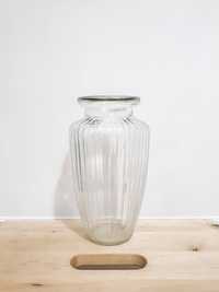Wazon minimalizm szklany flakon bezbarwny boho retro vintage wazonik
