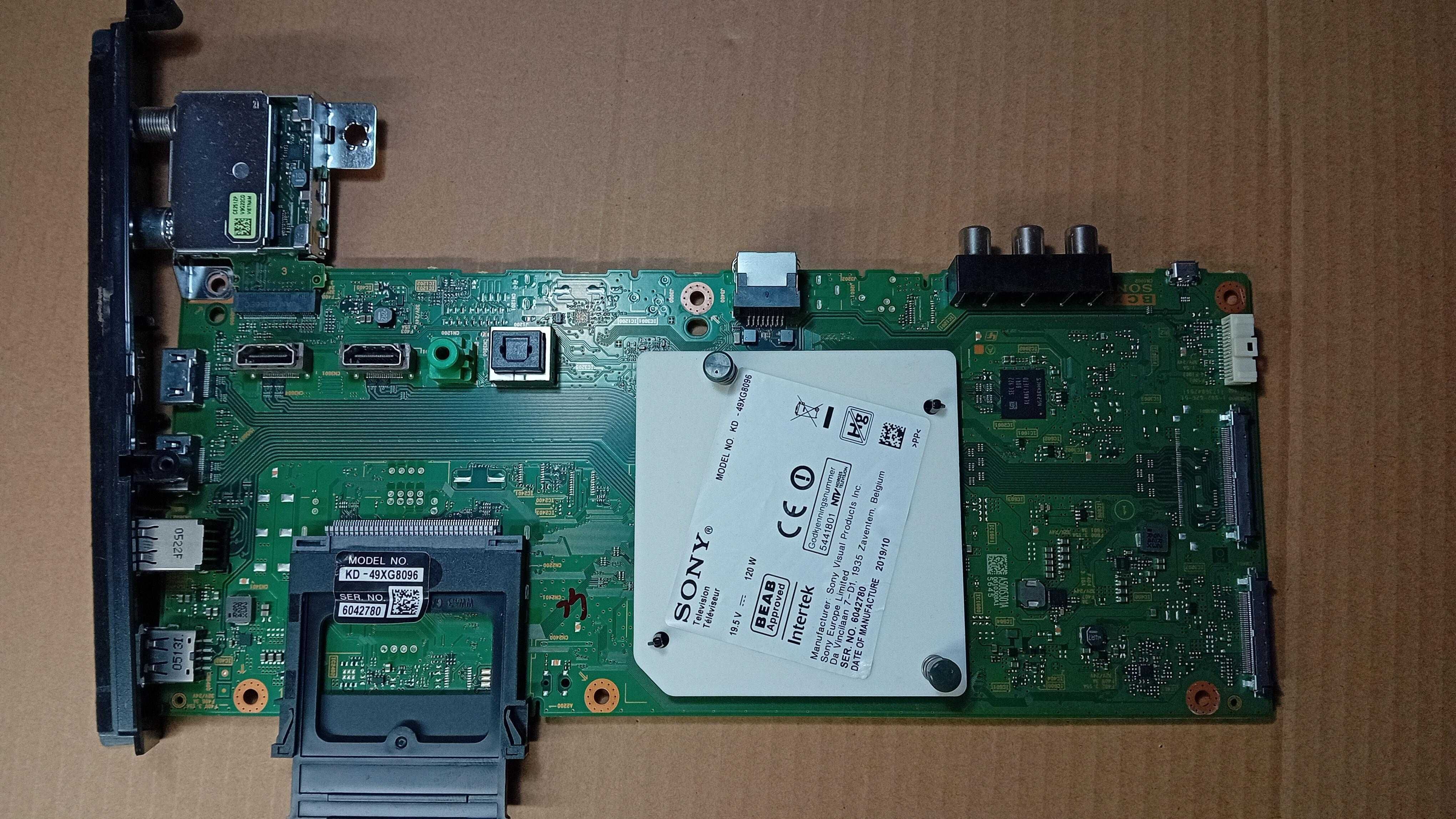 placa vidio tv SONY  49xg8096