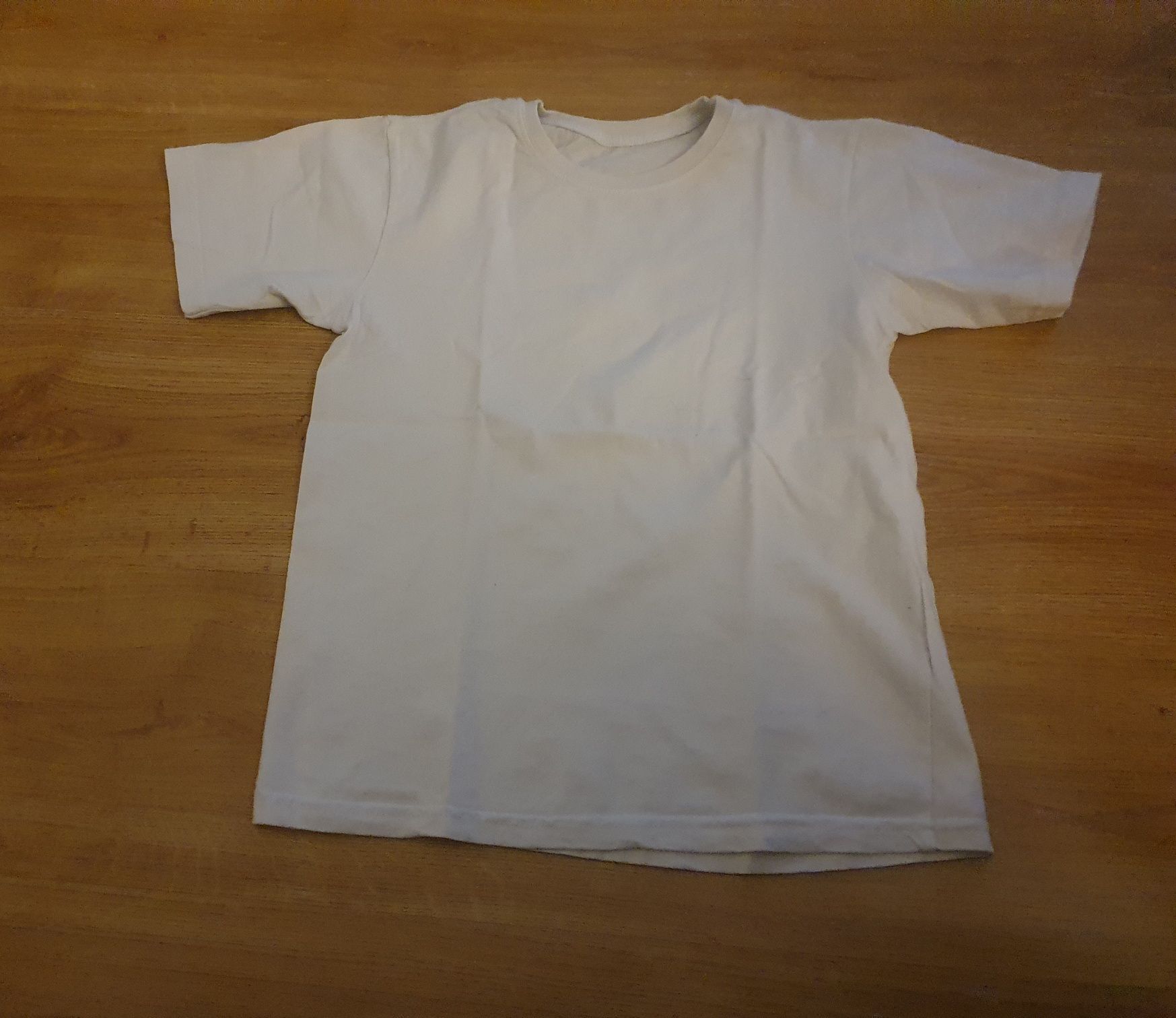 Tshirt chłopięcy koszulka biała WF 140