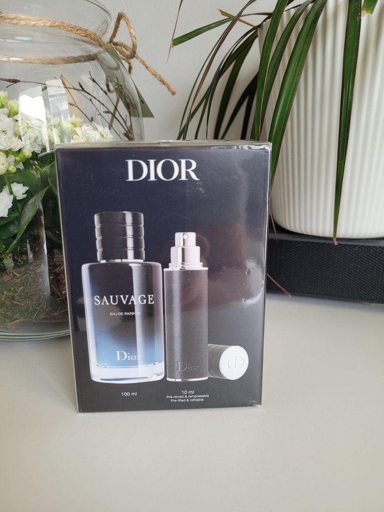 Dior sauvage edp zestaw 100ml + 10ml.