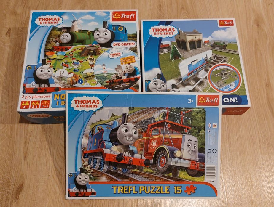 Zestaw gier i puzzle Tomek i przyjaciele