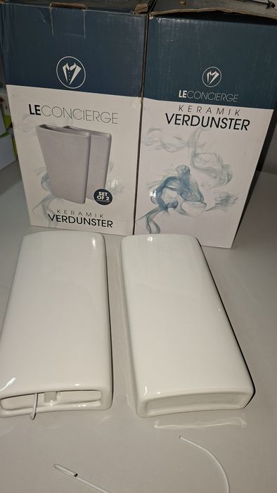 Керамічний зволожувач повітря  Metrax білий плоский