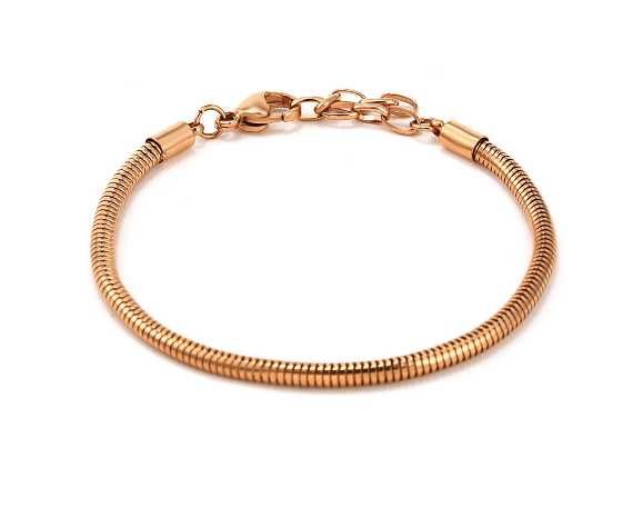 Bransoletka na Zawieszki Rose Gold 17 cm dla Kobiety