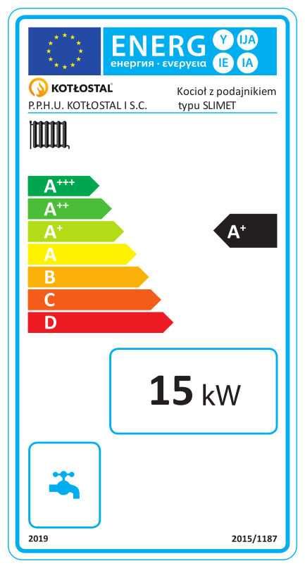 Kocioł co Slimet 15 kW pellet piec dofinansowanie 5 klasa ecodesign
