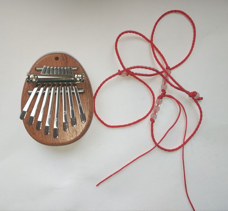 Мини калимба, карманная, 8 язычков