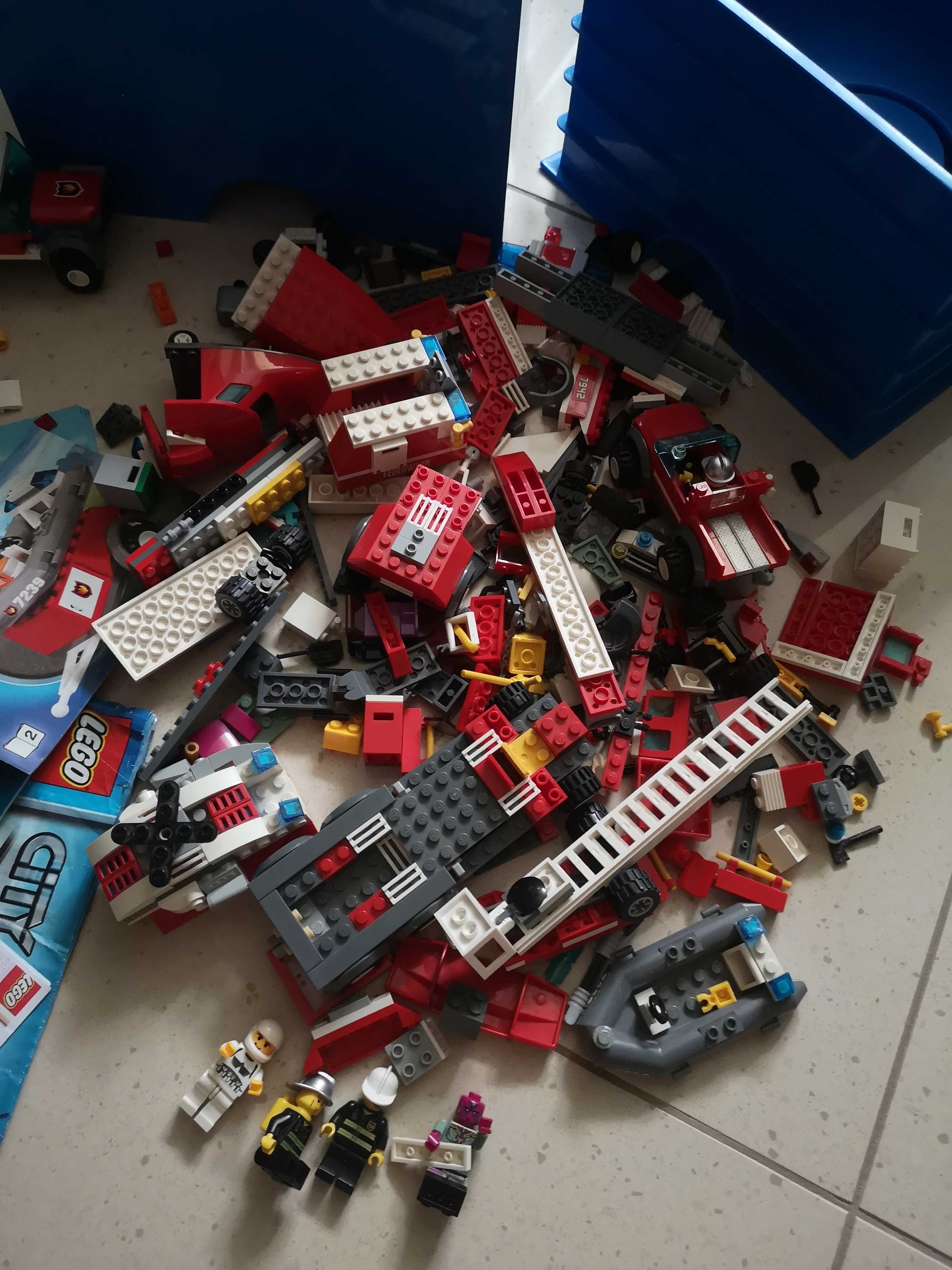 Zestaw klocki Lego Straż Pożarna + Duży LEGO