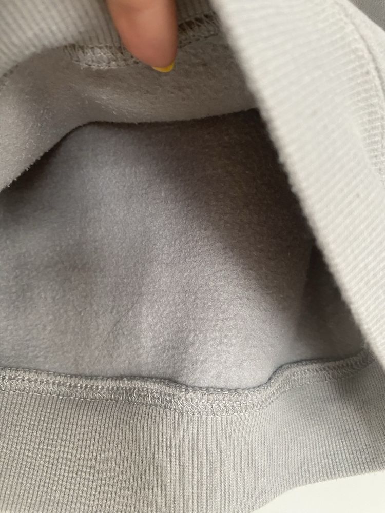 Bluza dresowa z kapturem, ciepla, na polarku, 104