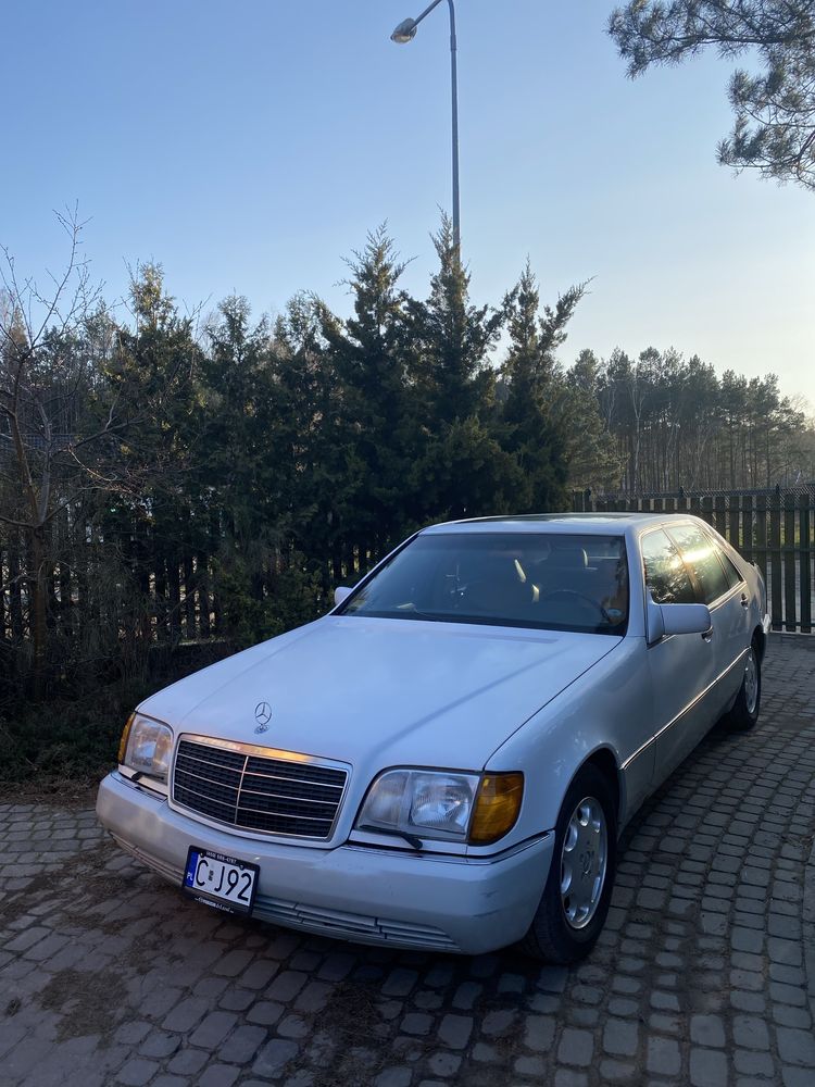 Mercedes W140 500SEL S-class 1992r M119 Palomino