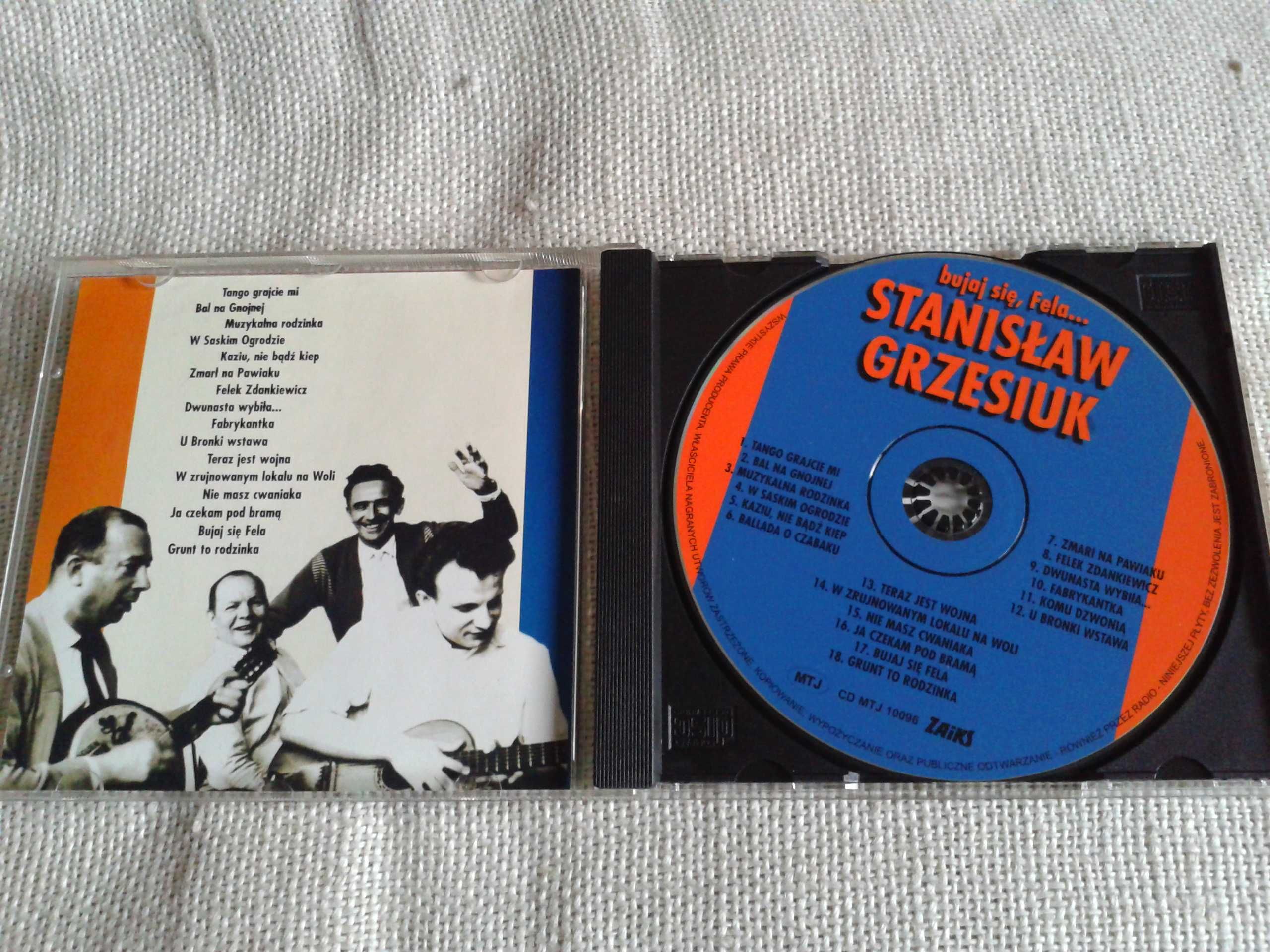 Stanisław Grzesiuk – Bujaj Się, Fela..  CD