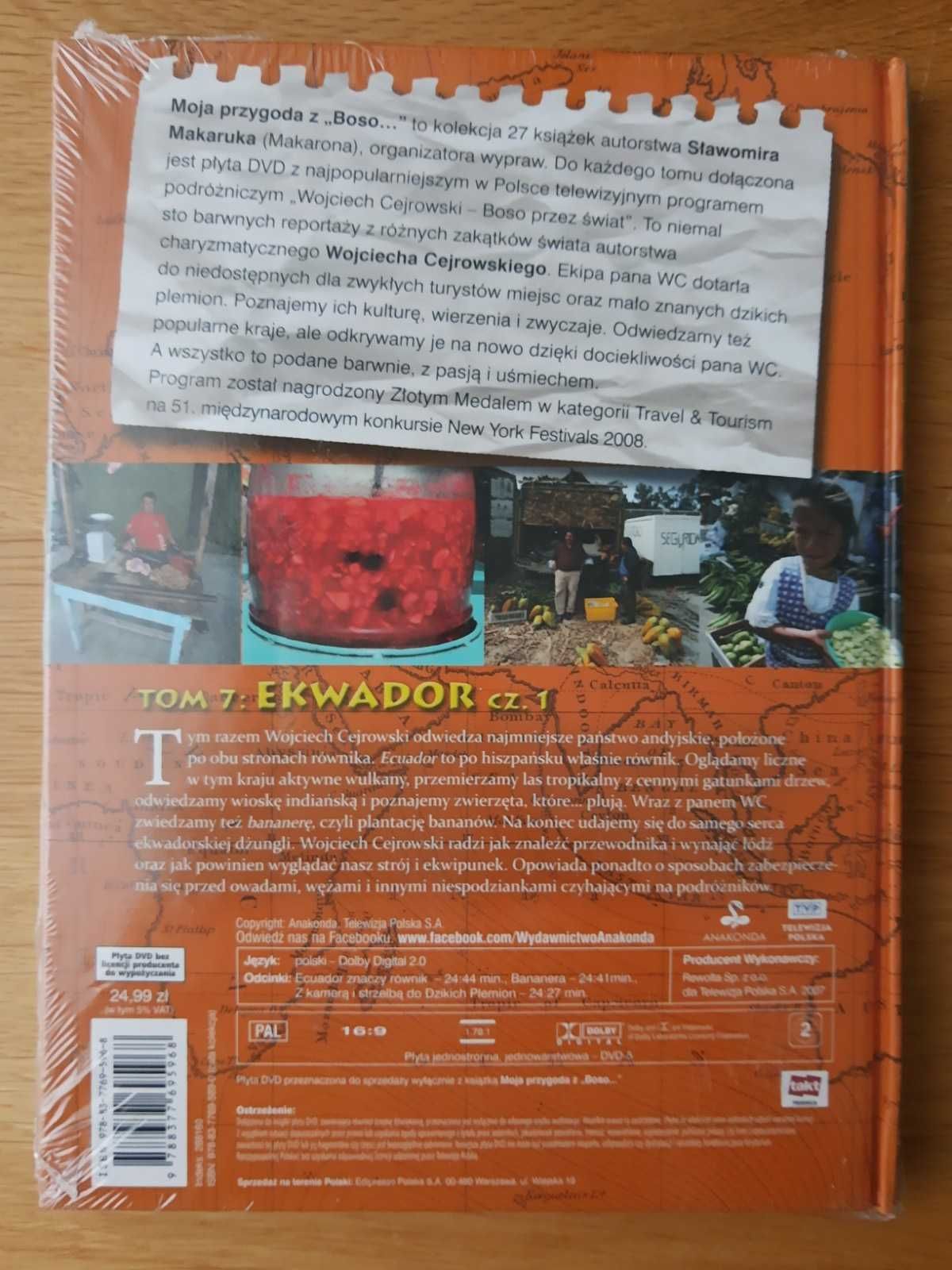 DVD Moja Przygoda z Boso - Ekwador cz.1 - NOWY FOLIA