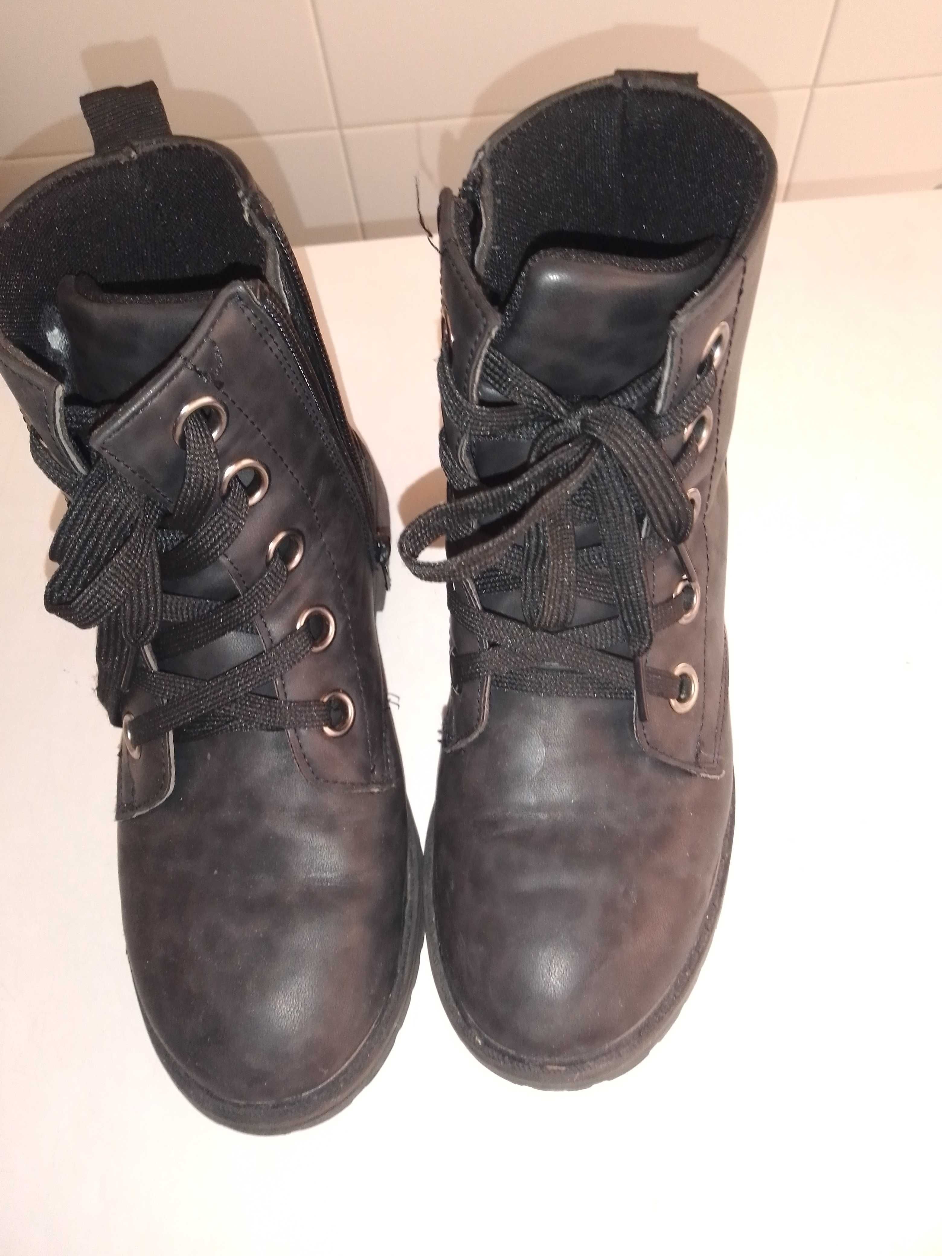 Botas leves estilo militar n34