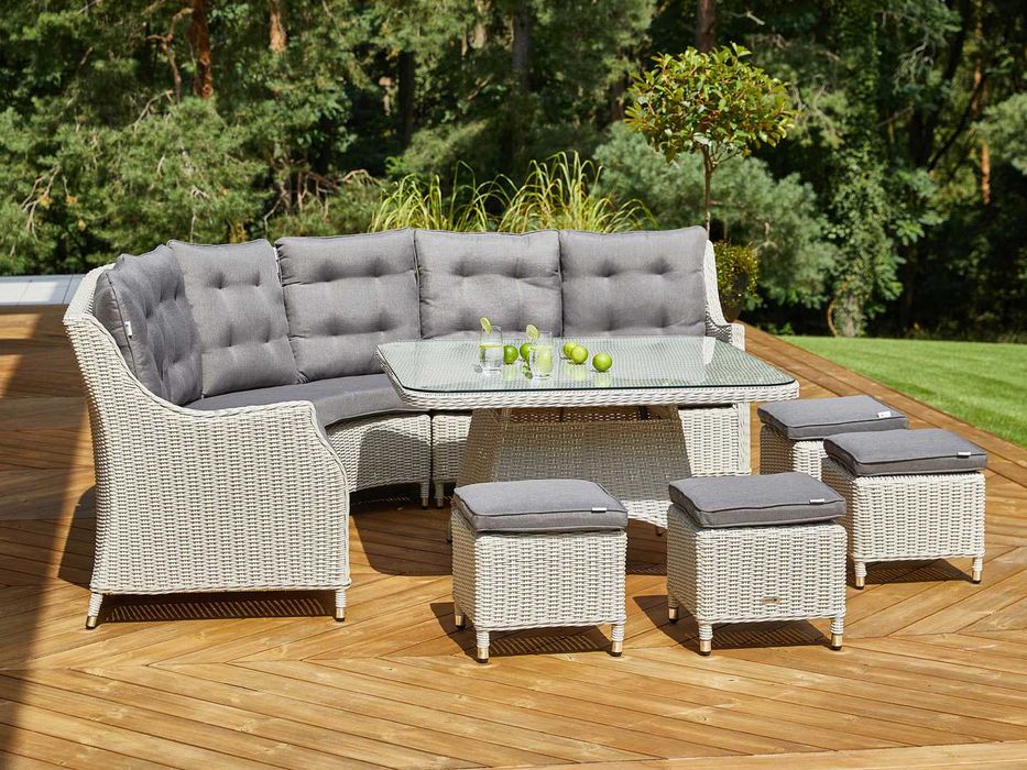 -50% Zestaw mebli ogrodowych Oltre: SIENA royal biały