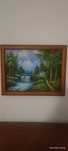 Quadro pequeno pintado a óleo