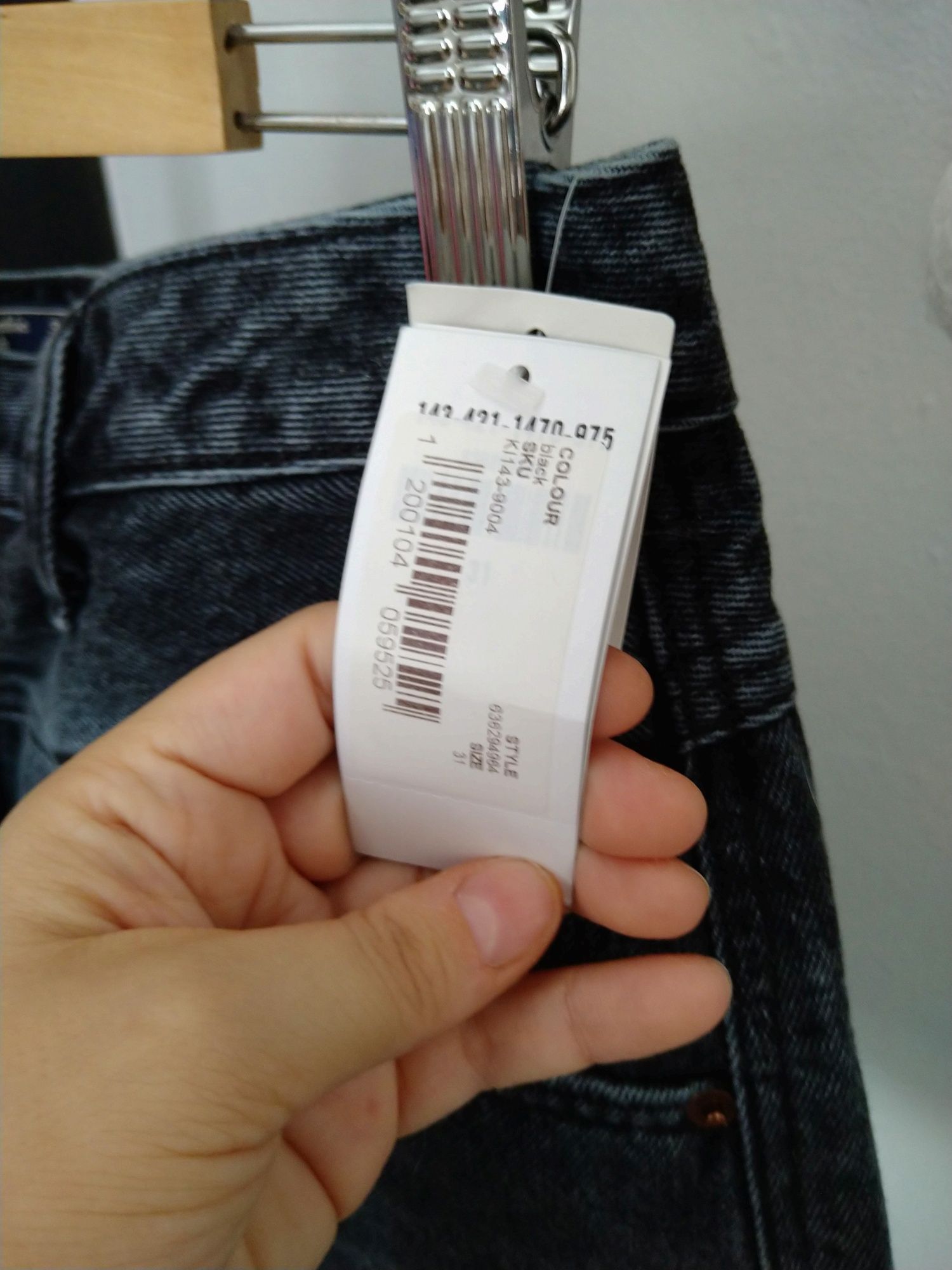 Abercrombie & fitch 31 rozmiar 40/L jeansowa spódnica jeans szary