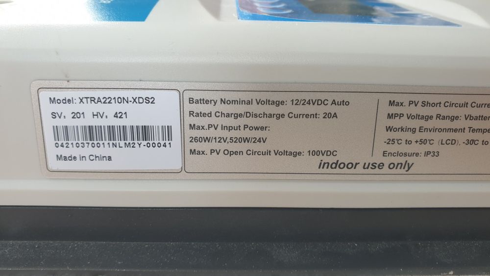 Solarny regulator ładowania MPPT 25A  12/24 v