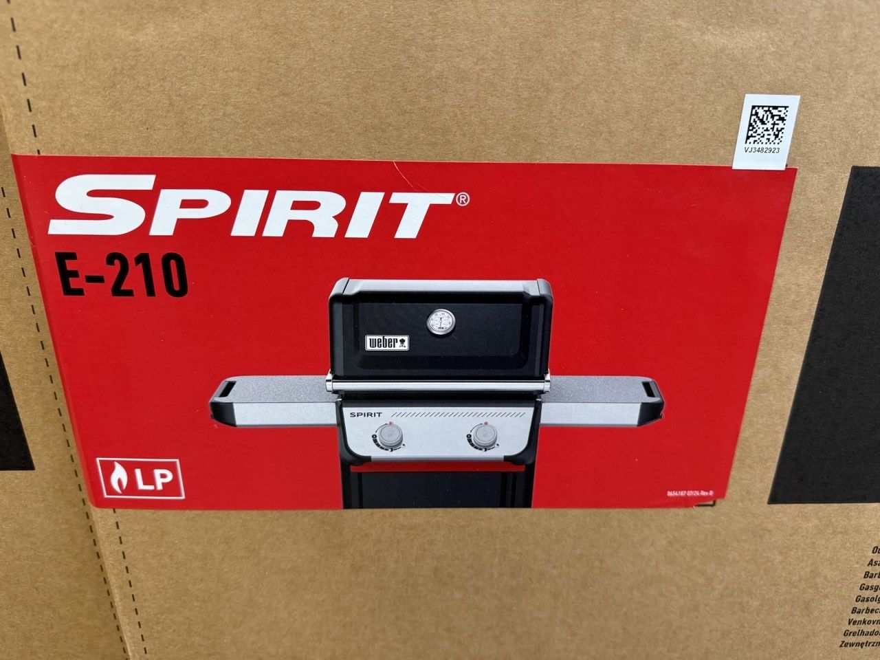 ГАЗОВИЙ Гриль WEBER spirit E210 2025р.