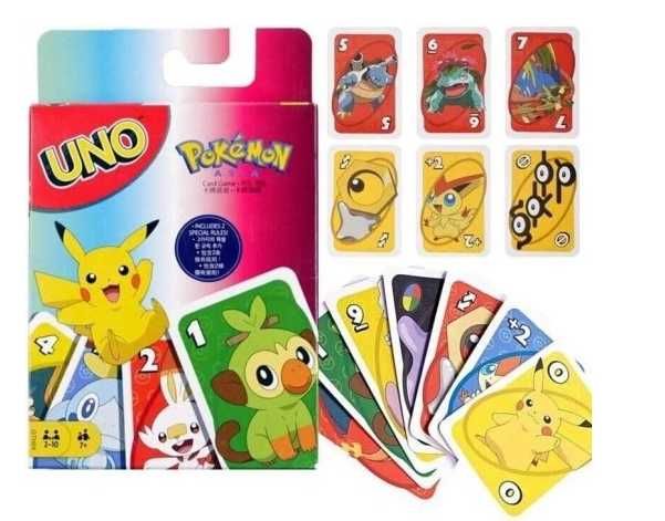 Karty do Gry Pokemon Uno