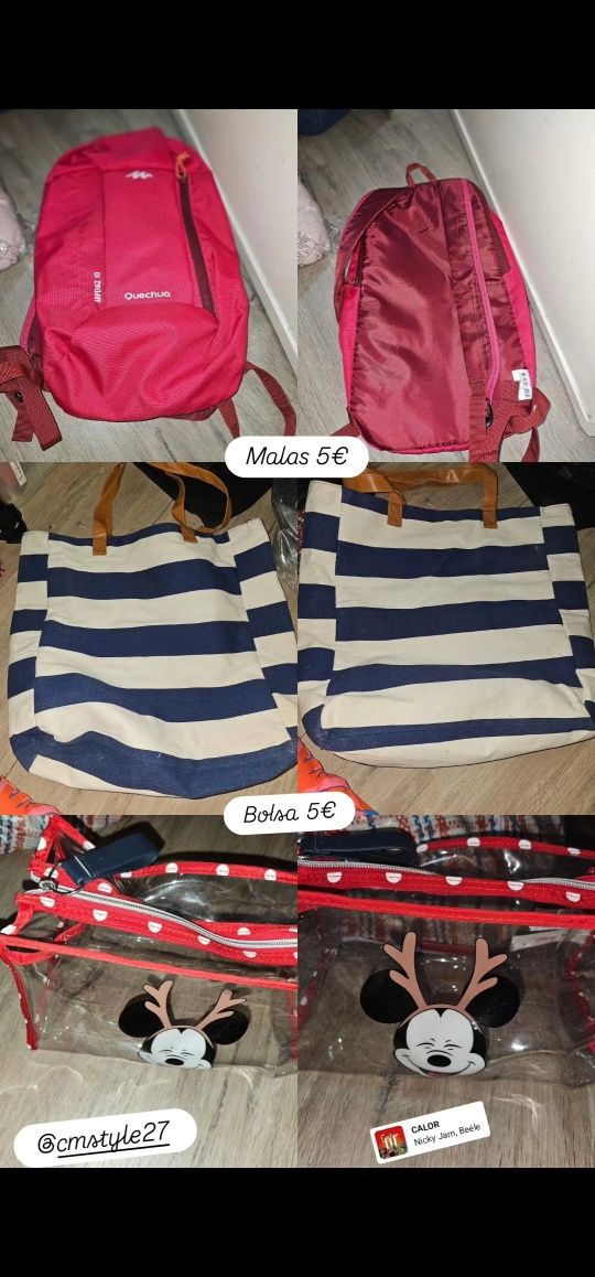 Malas vários modelos
