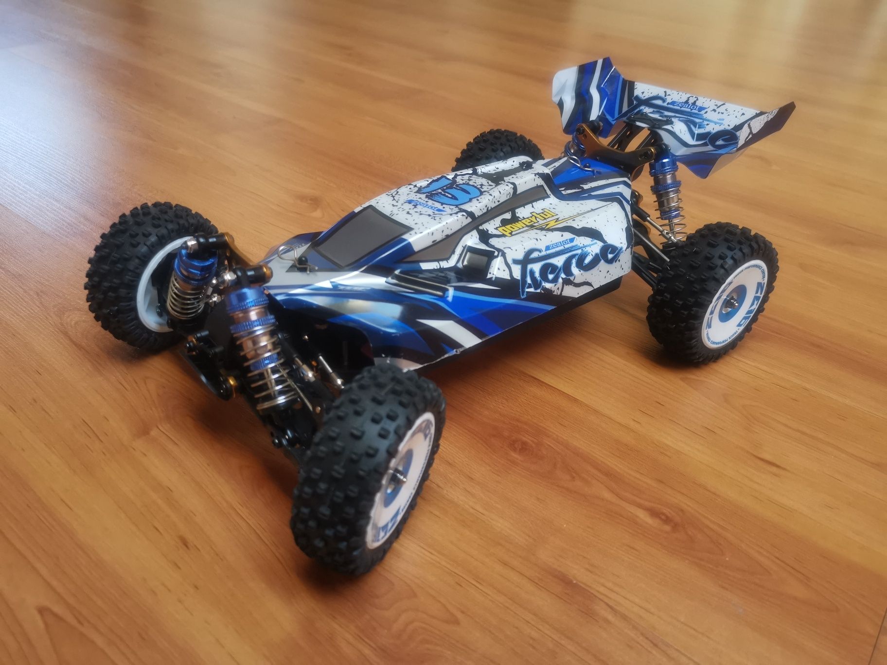 Carro RC Buggy XKS Wltoys 124017 Brushless 4x4 1:12 75Km/h