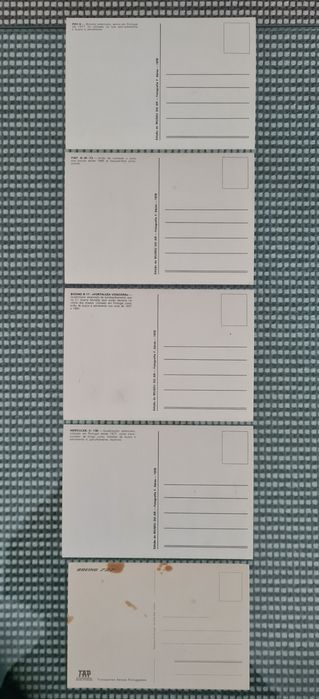 Postais Italianos (impressos em Génova). Década 70. Raros. Grimaldi.