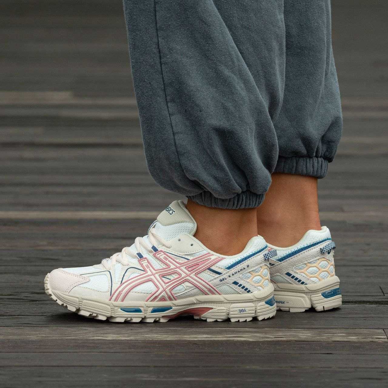 Кросівки Asics Kahana 8 White Blue Pink | Кросівки Асікс