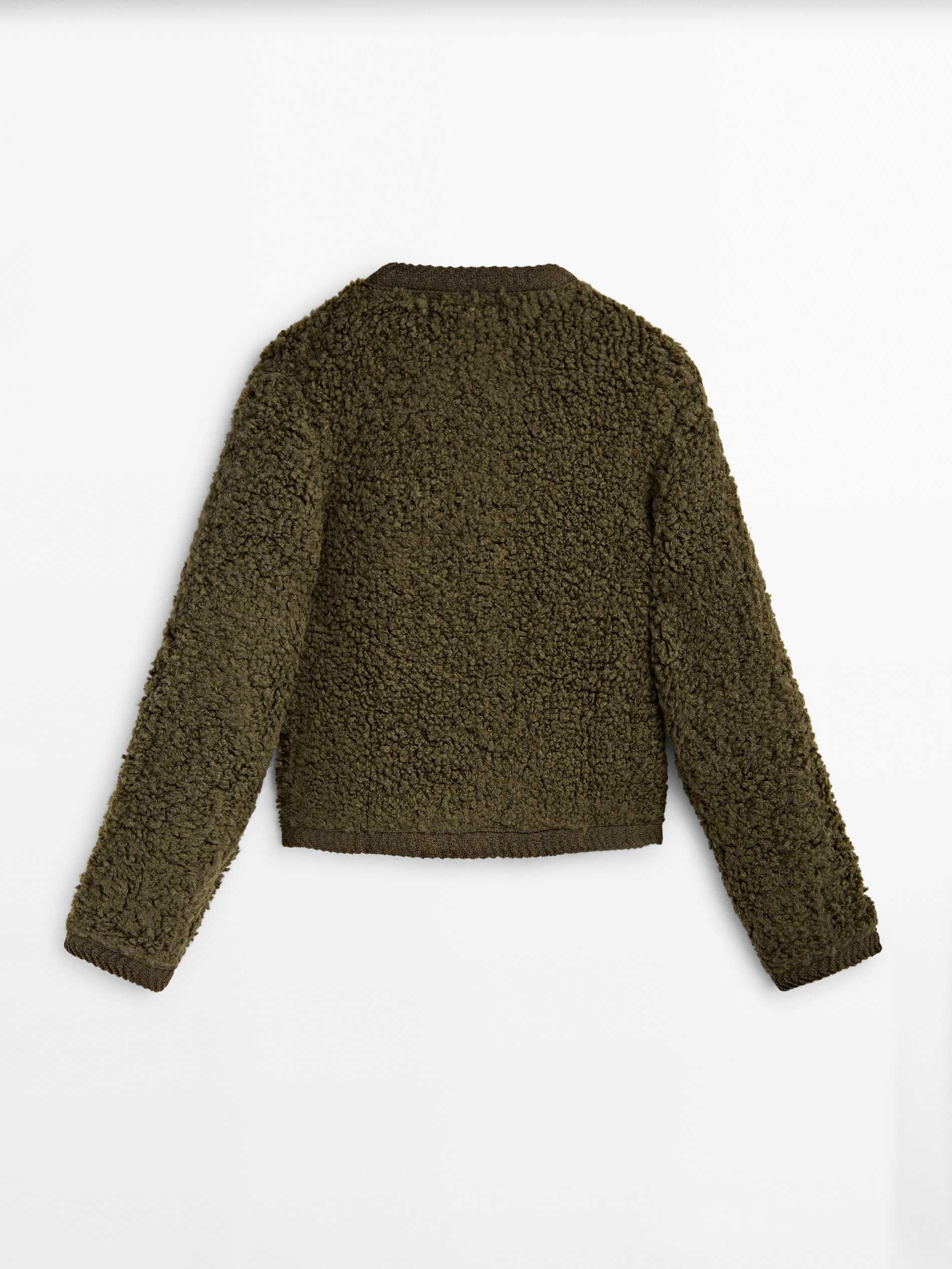 Кардиган Massimo Dutti bouclé knit cardigan у розмірі S оригінал